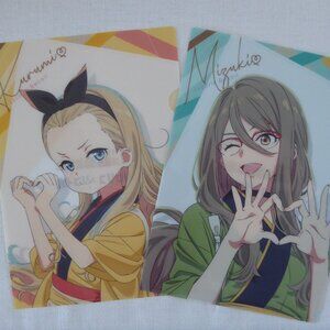 Lycoris Recoil Kurumi Mizuki Clear File Document Folder NEW Lot of 2 Manga Anime